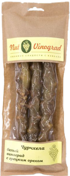 Чурчхела с грецким орехом со вкусом белого винограда | Nut Vinograd