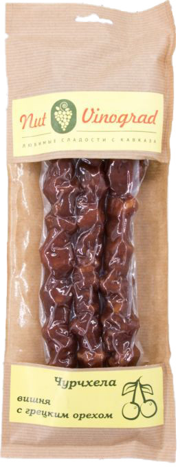 Чурчхела с грецким орехом со вкусом вишни | Nut Vinograd