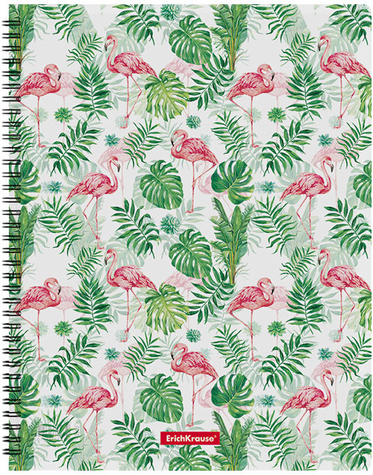 Папка с 20 прозрачными карманами А4 | Tropical Flamingo | Erich Krause