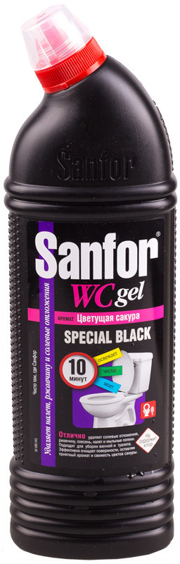 Средство для чистки налета и ржавчины «Special black» | Sanfor