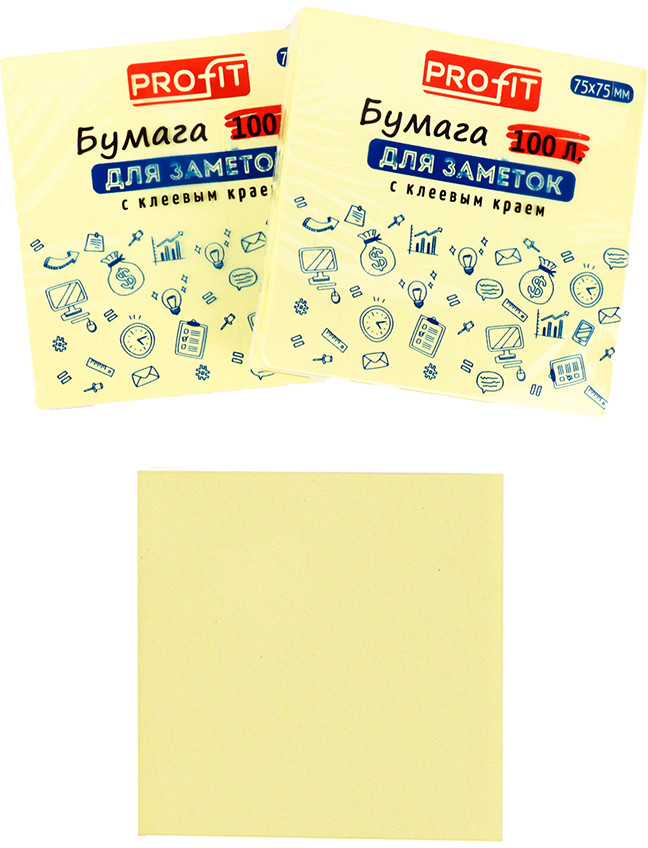 Блок для записи с клеевым краем | Profit