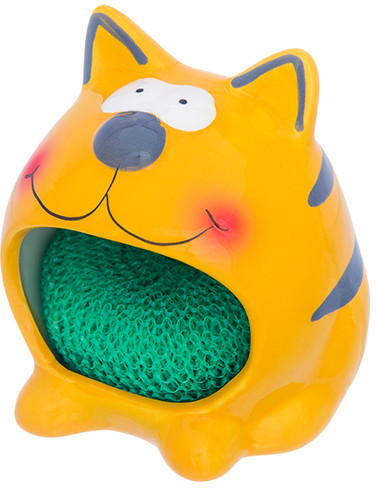 Подставка под губку «Кот» | Elan Gallery