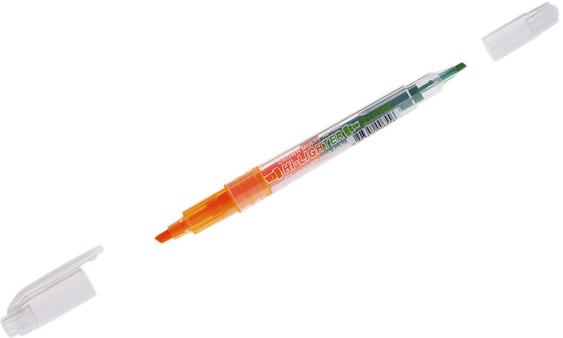 Текстовыделитель двусторонний | Multi Hi-Lighter Twin | Crown