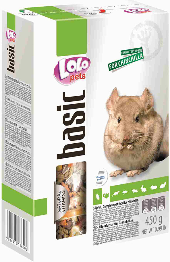 Корм полнорационный для шиншилл | LoLo Pets