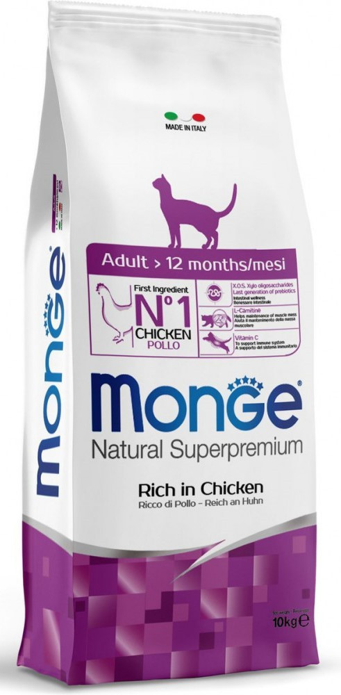 Корм для взрослых кошек с курицей | Monge Cat | Monge