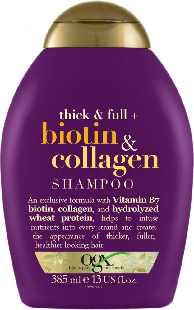 Шампунь для лишенных объема и тонких волос с биотином и коллагеном | Biotin & Collagen | OGX