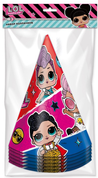 Набор бумажных колпачков «LOL» | L.O.L. Surprise! | ND Play