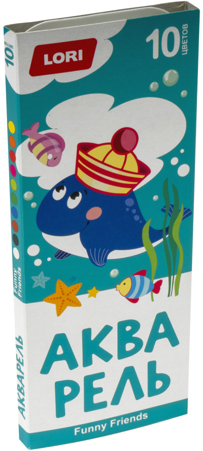 Краски акварельные | Funny Friends | Lori