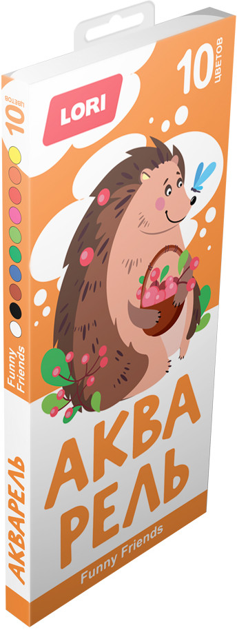 Краски акварельные | Funny Friends | Lori