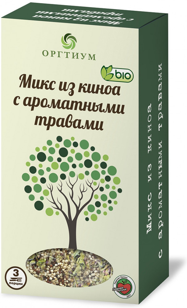 Микс из киноа с ароматными травами | Оргтиум