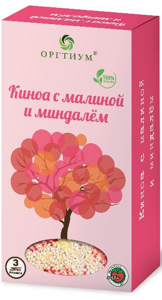 Киноа с малиной и миндалем | Оргтиум