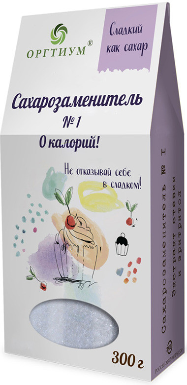 Заменитель сахара натуральный №1 | Оргтиум