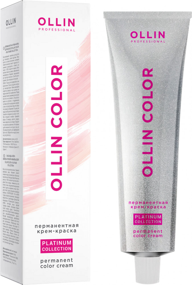 Крем-краска для волос перманентная, оттенок 8/81 Светло-русый жемчужный | Platinum Collection | Ollin Professional
