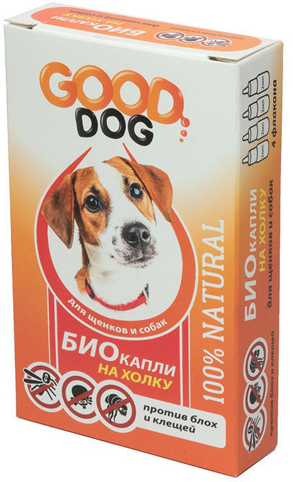 Капли антипаразитарные для щенков и собак | Good Dog & Сat