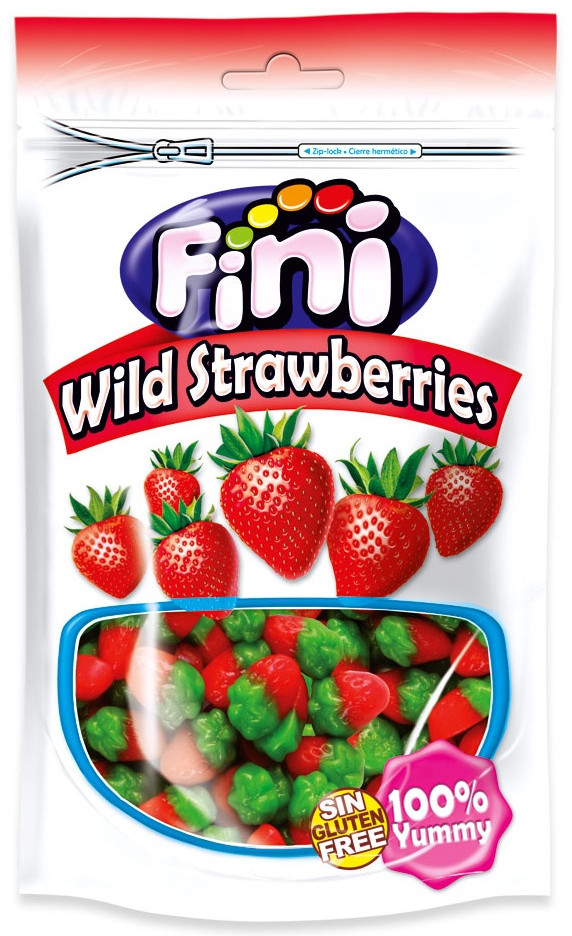 Мармелад жевательный Wild Strawberries «Клубника» | Fini