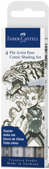 Набор капиллярных ручек «Comic Shading Brush»