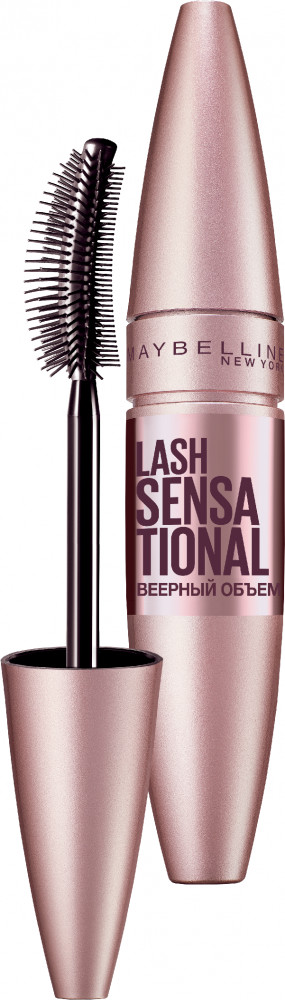 Тушь для ресниц «Lash Sensational. Веерный объем», оттенок бордово-коричневый | Maybelline New York