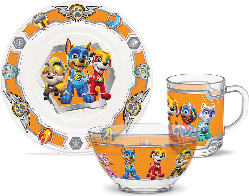 Набор детской посуды «Щенячий патруль: Мегащенки» | Щенячий патруль | PrioritY