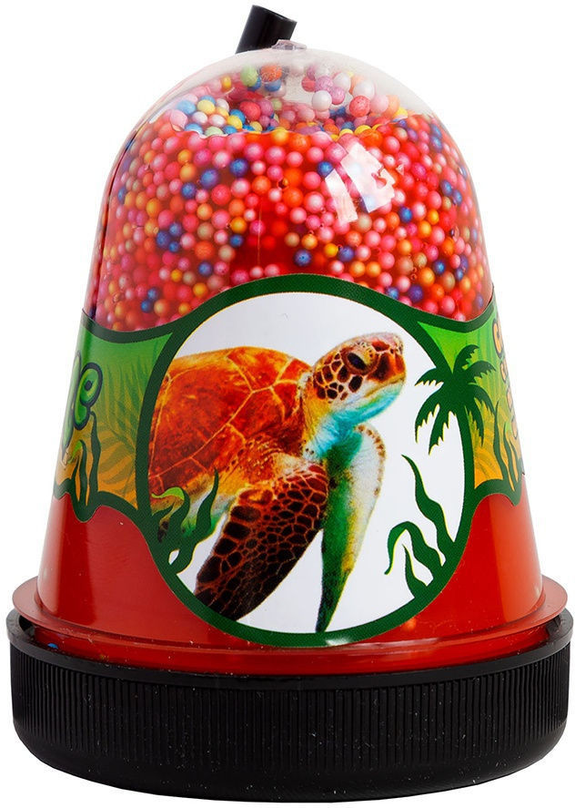 Слайм с пенопластовыми шариками «Черепаха» | Jungle | Slime