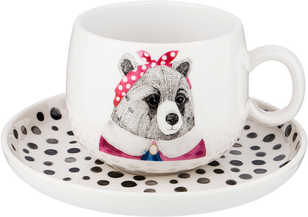 Чайная пара «Fashion Animals» | Fashion Animals | Lefard
