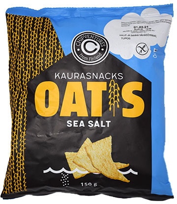 Чипсы овсяные с морской солью | OATIS