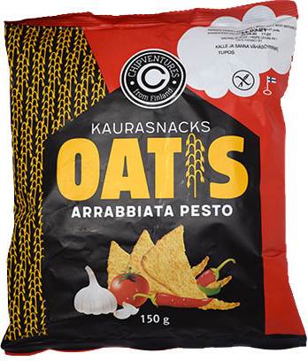 Чипсы овсяные с соусом аррабиата | OATIS