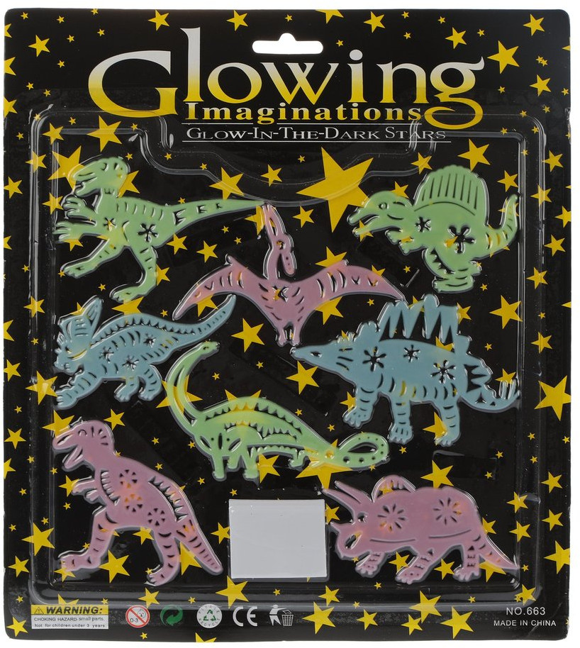 Набор флуоресцентных фигурок «Светлячки. Динозаврики» | Наша игрушка