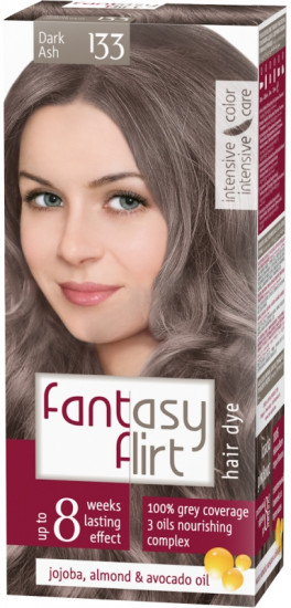 Краска для волос, оттенок №133 темно-пепельный