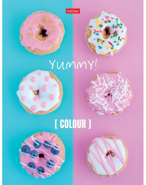 Тетрадь общая на кольцах | Yummy! | Hatber