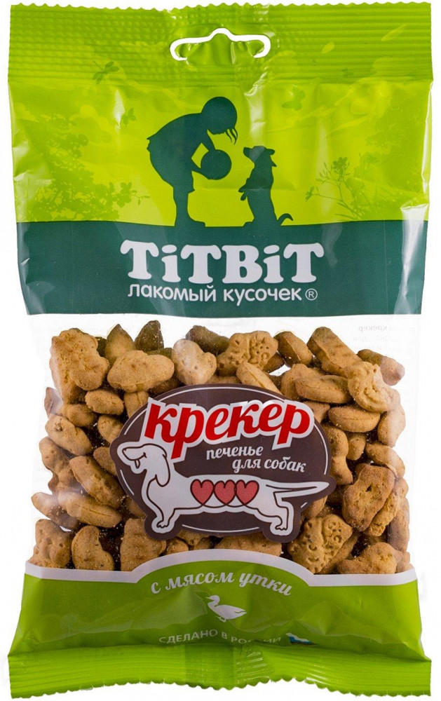 Лакомство для собак «Крекер с мясом утки» | TiTBiT