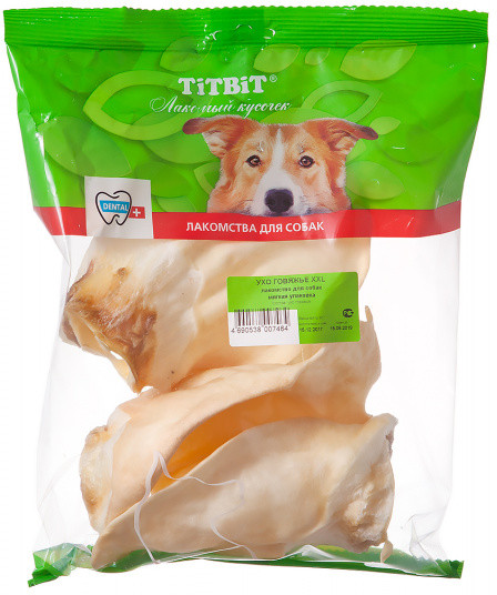 Ухо говяжье для собак | TiTBiT