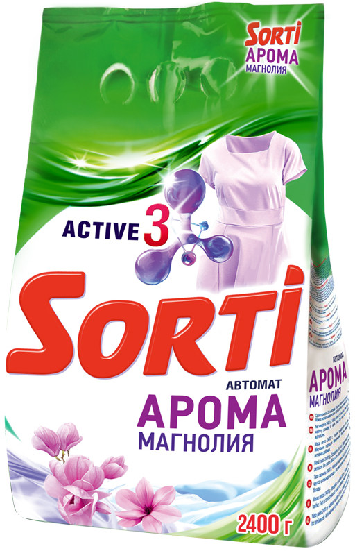 Порошок стиральный «Арома Магнолия» | Sorti
