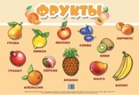 Наглядное пособие. Фрукты | Плакаты, таблицы на картоне