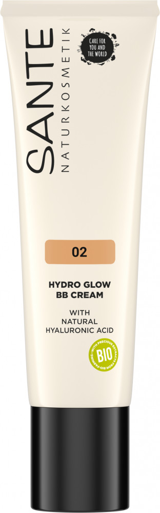 BB-крем для лица сияющий, оттенок 02 Средний | Sante Naturkosmetik