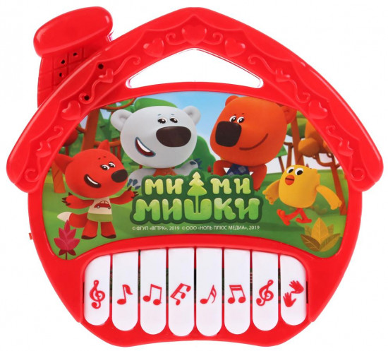 Игрушка музыкальная «Домик-пианино»