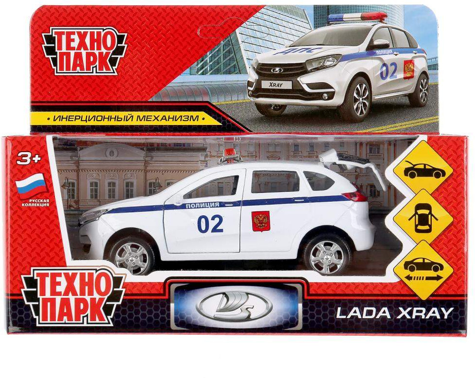 Машина инерционная «Lada Xray. Полиция» | Технопарк