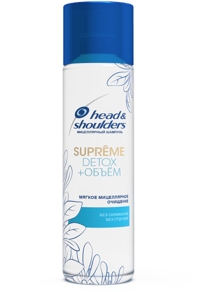 Шампунь мицелярный «Supreme Detox и Объём» | Head & Shoulders