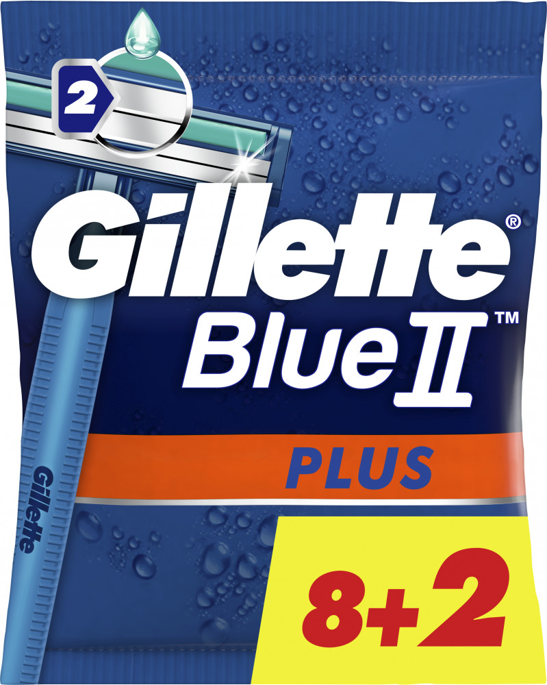 Бритвы одноразовые Gillette Blue II Plus | Blue II Plus | Gillette