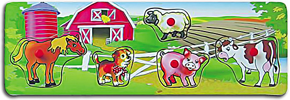 Рамка-вкладыш «Ферма» | Рыжий кот