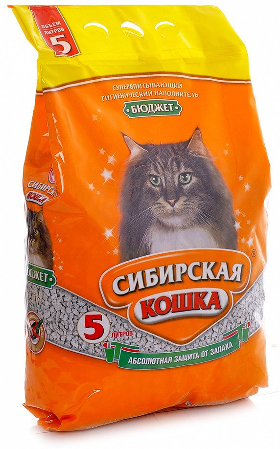 Наполнитель для кошачьего туалета «Бюджет» | Сибирская Кошка
