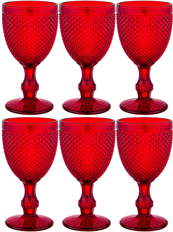 Набор бокалов для вина «Гранат» | Muza Color | Lefard