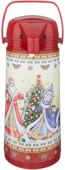 Термос с помпой «Christmas Collection»