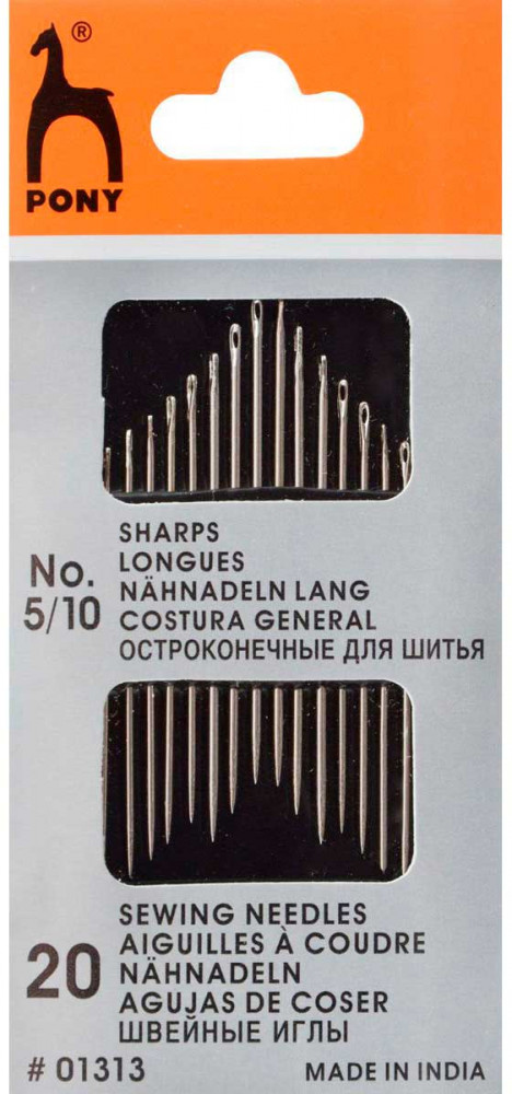 Иглы швейные № 5-10 | Pony