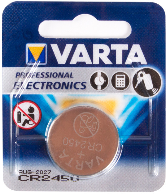 Батарейка алкалиновая CR2450 | Professional Electronics | Varta