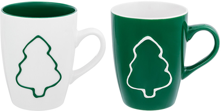 Набор кружек «Елочка» | Елочка | Elan Gallery