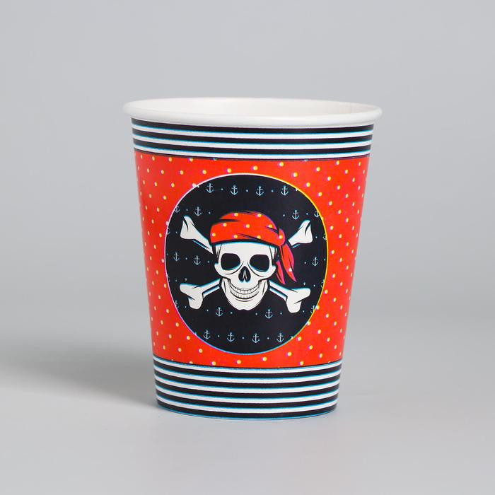 Стакан бумажный «Пиратский» | Страна Карнавалия