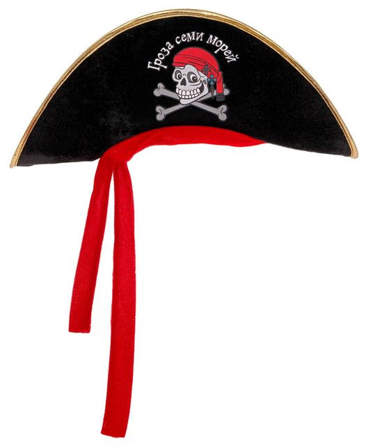 Шляпа карнавальная «Гроза семи морей» | Страна Карнавалия
