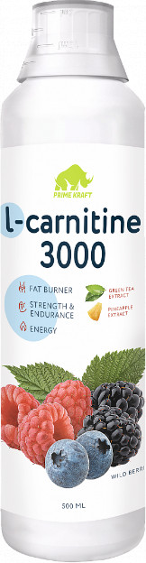 Жиросжигатель L-Carnitine со вкусом лесных ягод | PRIMEKRAFT