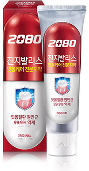 Зубная паста антибактериальная с ярким вкусом мяты и экстрактом гинкго билоба | 2080