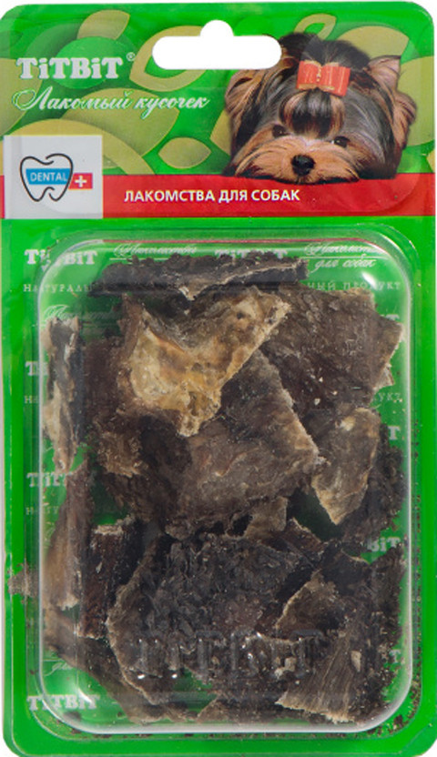 Лакомство для собак «Кусочки говяжьего рубца» | TiTBiT